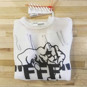 Off-White "FFF" Organza Tee w/ tags